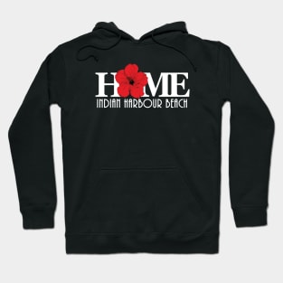 HOME Indian Harbour Beach Red Hibiscus Hoodie